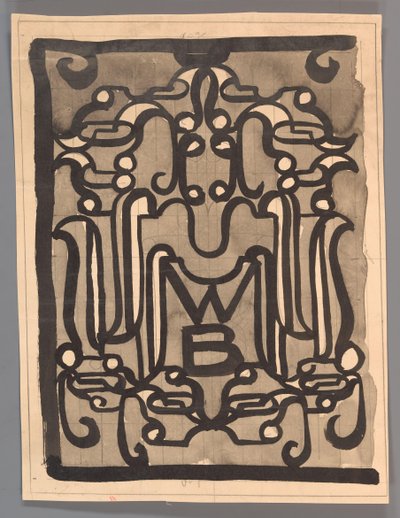 Design for a Vignette for the World Library by Carel Adolph Lion Cachet