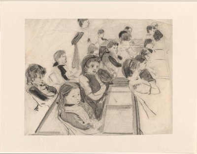 School Class by Carel Adolph Lion Cachet