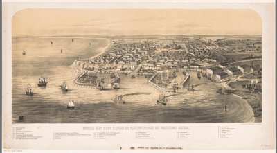 Port of Odessa Odessa with its Ports and Fortifications Seen from a Bird