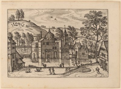 Castle with a Moat by Carel Collaert