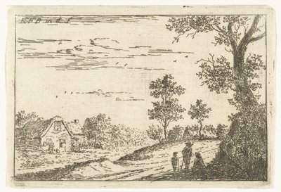 Landscape with Farm by Carel Frederik Bendorp (I)