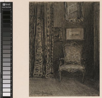 Interior of a Room in Rue du Trône 190, Brussels by Carel Nicolaas Storm van 
