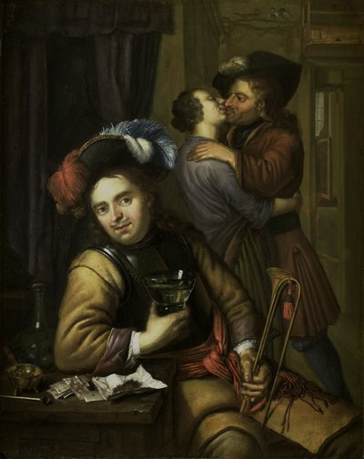 Soldier Scene by Carel de Moor