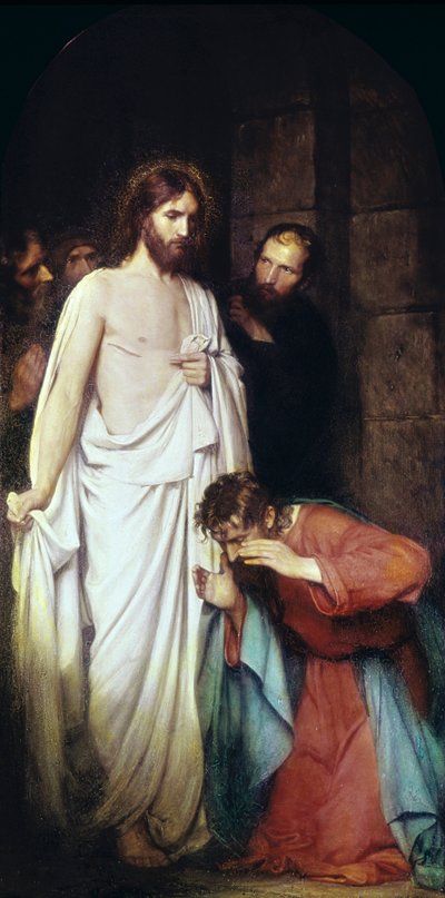 The Incredulity of Saint Thomas by Carl Bloch