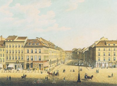 View from the Royal Castle in Berlin to the Breite Strasse by Carl Daniel Freydanck