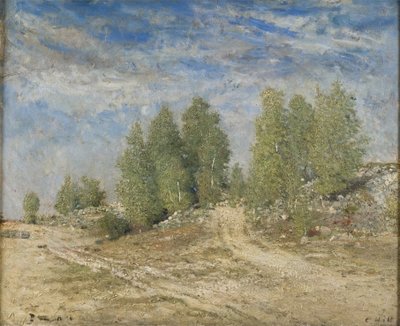 Gravel Slope by Carl Fredrik Hill