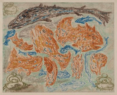 Yellow Fish and Blue Crabs by Carl Fredrik Hill