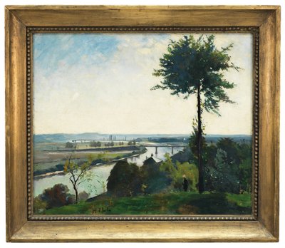 The Tree and the River III, France by Carl Fredrik Hill