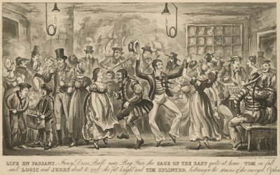 Fancy Dress Ball near Rag Fair by Carl Georg Adolph Hasenpflug