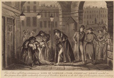 One of those afflicting occurrences in Life in London by Carl Georg Adolph Hasenpflug