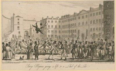 Surry Collegians Giving a Lift to a Limb of the Law by Carl Georg Adolph Hasenpflug