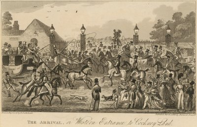 The Arrival, or, Western Entrance to Cockney Land by Carl Georg Adolph Hasenpflug