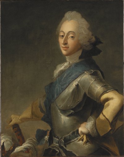 Portrait of King Frederick V of Denmark by Carl Gustaf Pilo