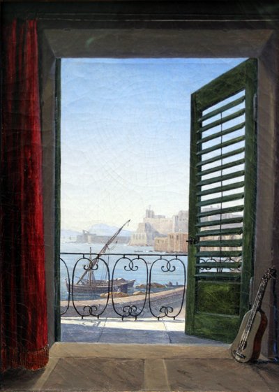 Balcony Room Overlooking the Gulf of Naples by Carl Gustav Carus