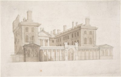 The Old Admiralty in London by Carl Gustav Carus