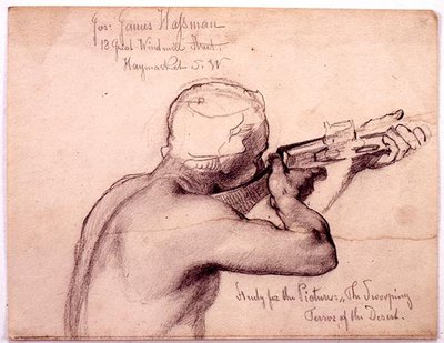 An Arab with a Musket, study for 