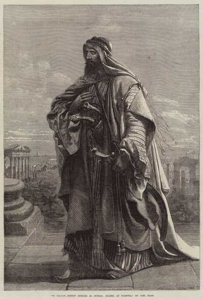 Es Salaam, Sheikh Michael El Musrab, Anazeh, at Palmyra by Carl Haag