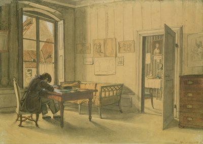 Erwin Speckter in his Munich Home by Carl Julius Milde