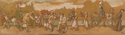 Outdoors Blows the Summer Wind by Carl Larsson