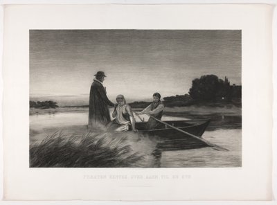 The Priest is Brought Across the River to a Sick Person by Carl Locher