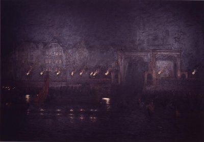 Funeral of Frederik VII on December 2, 1863 by Carl Locher