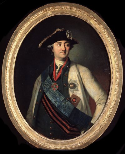 Portrait of the Commander-in-Chief of the Fleet Count Alexey Grigoryevich Orlov of Chesma by Carl Ludwig Christinek