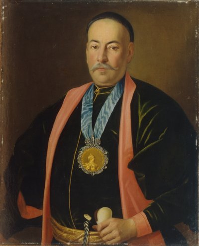 Portrait of Stepan Danilovich Yefremov, Ataman of the Don Cossack Host by Carl Ludwig Johann Christineck