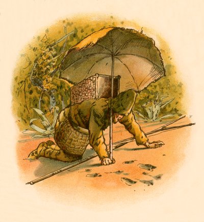 Robinson Crusoe Seeing Footprints by Carl Marr