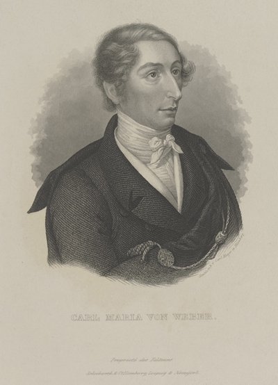 Carl Maria von Weber 1786-1826, c. 1840 by Carl Mayer