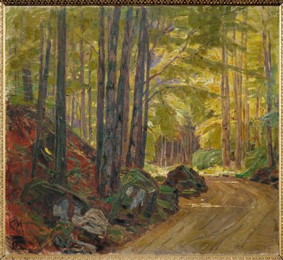 Path Through the Woods by Carl Moll