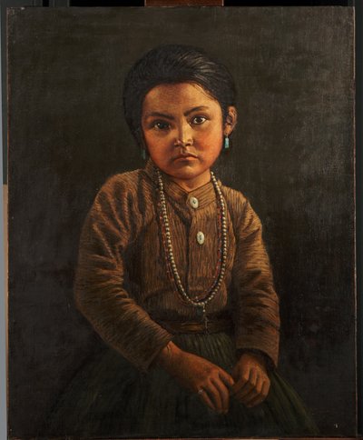Indian child by Carl Moon