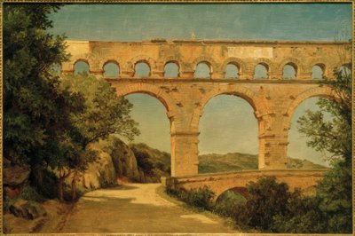 Pont du Gard near Nîmes by Carl Morgenstern