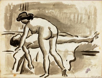 Male and Female Nude by Carl Newman