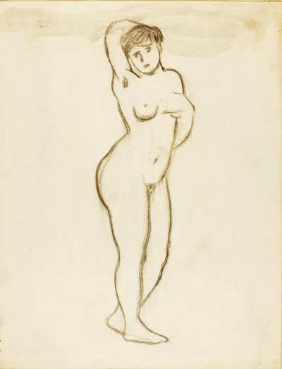Standing Female Nude by Carl Newman
