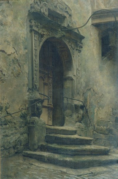 Town Hall in Rothenburg by Carl Probst