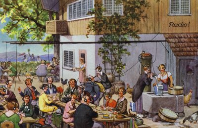 Comic portrayals of early radio by Carl Robert Arthur Thiele