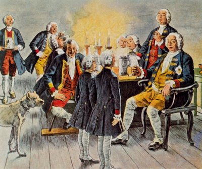 Crown Prince Friedrich and Prince Heinrich Wish the Royal Father 