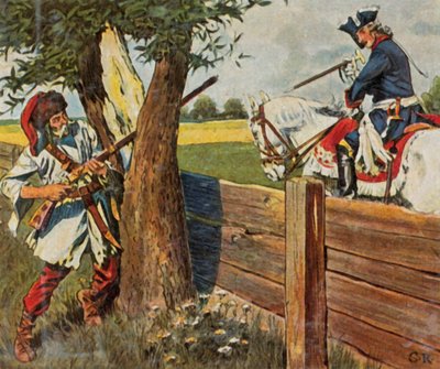 Frederick the Great Escapes Danger Through Presence of Mind by Carl Rochling