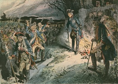 Frederick the Great After Defeat at the Battle of Hochkirch by Carl Rohling