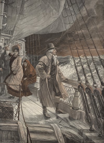 On the Deck of a Ship by Carl Rohling