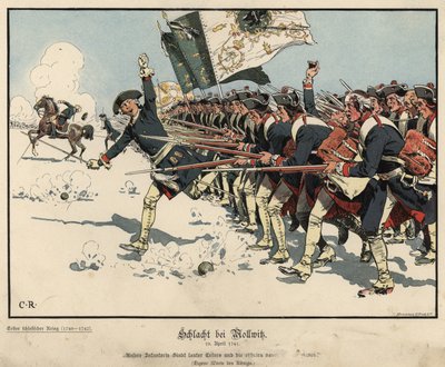 Battle of Mollwitz by Carl Röchling