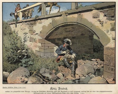 Frederick the Great of Prussia Hiding from the Enemy by Carl Röchling