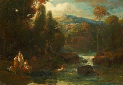Bathing Women by Carl Spitzweg
