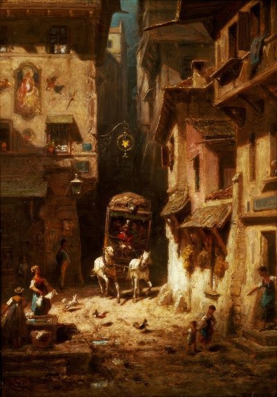 The Post by Carl Spitzweg