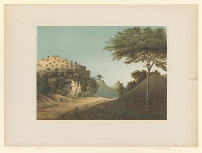 View of a Landscape in Gunung Sewu by Carl Wilhelm Mieling (possibly)