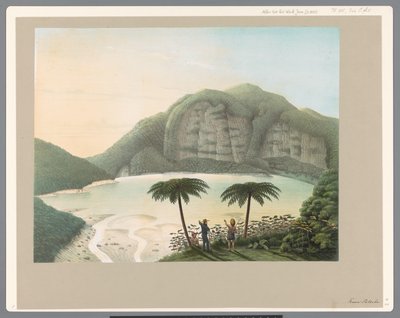 Crater Lake of the Patocha Volcano in Java by Carl Wilhelm Mieling (possibly)