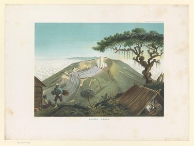 Mount Gede in West Java (Atlas to the Work Java) by Carl Wilhelm Mieling (possibly)
