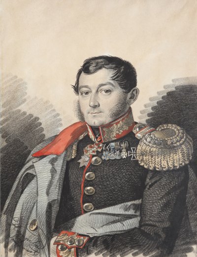 Portrait of Pyotr Nikolaevich Yermolov by Carl von Hampeln