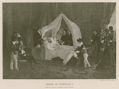 Death of Napoleon I by Carl von Steuben