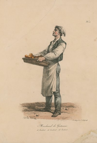 Cake Seller by Carle Vernet